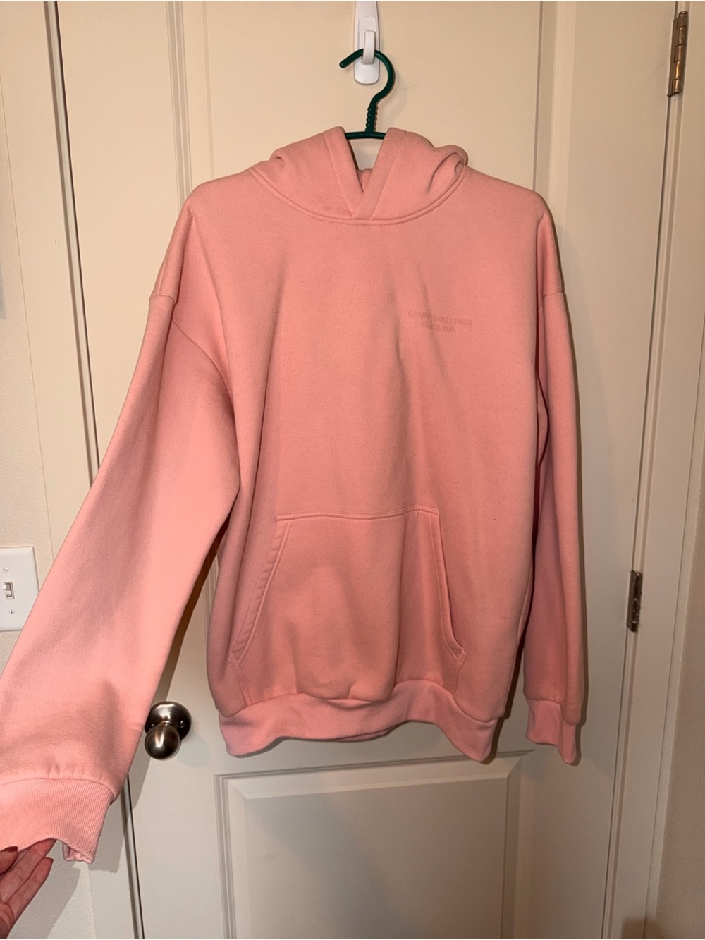 Women’s Comfrt Hoodie – Limited Edition Pastel Pink – Large